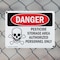 Signmission Pesticide Storage Area Danger Sign, Plastic, 10in W x 7in L, 2PK OS-2PACK-DS-P-710-L-1524 - alternate 8